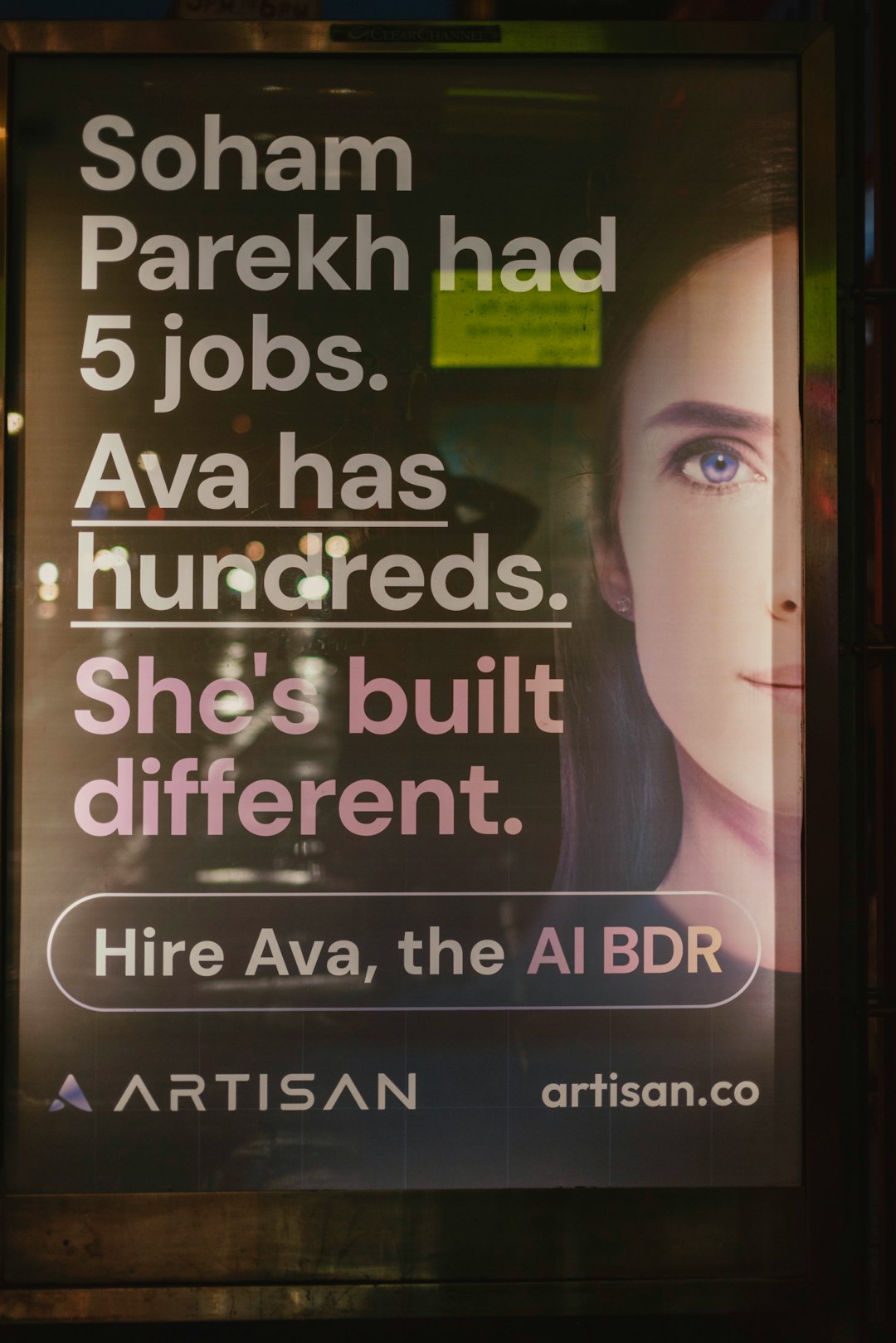 AI ad in San Francisco, 2026